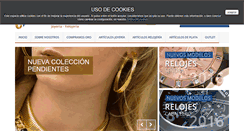 Desktop Screenshot of joyerialahoz.com